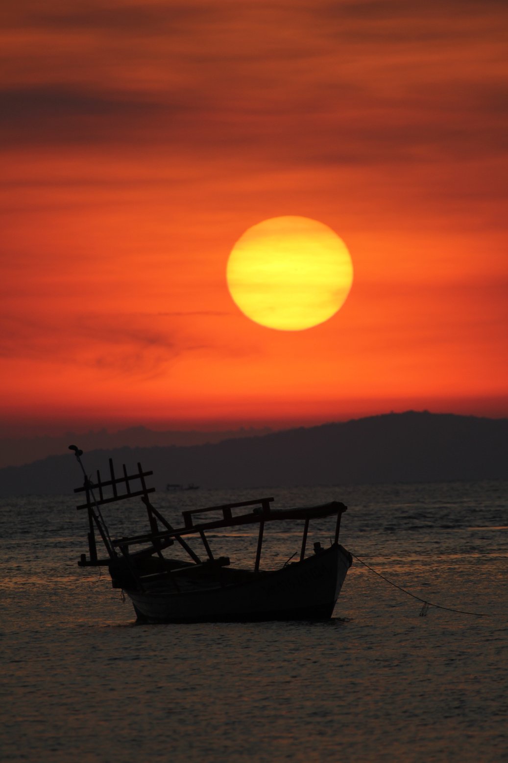 Boat and Sun